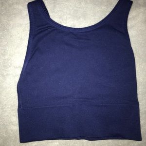 Victoria’s Secret Sport Navy crop top!! Sz Small